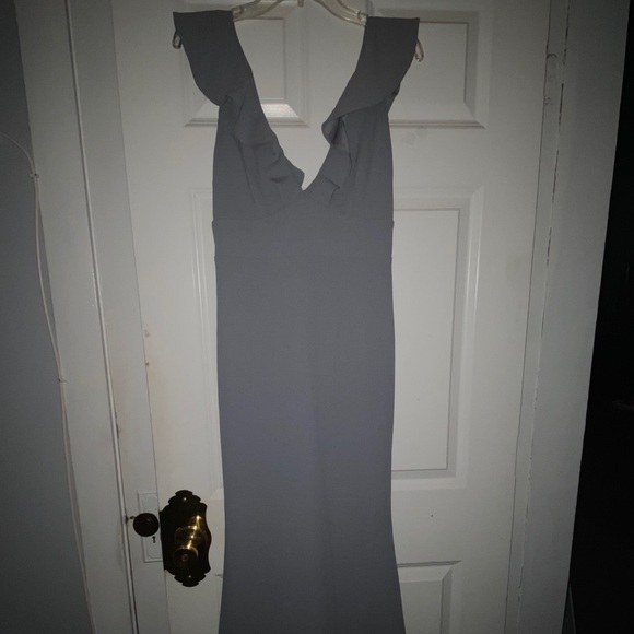 Lulus Perfect Opportunity Light Gray Maxi Dress - Picture 3 of 12